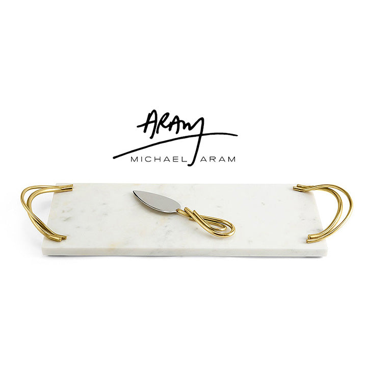 Michael Aram Calla Lily Board with Spreader Set
