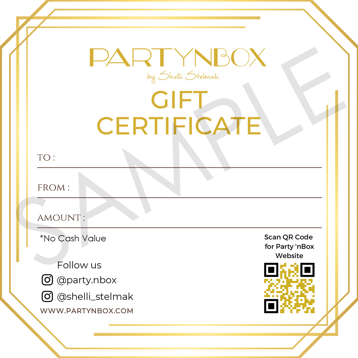 Party 'nBox Gift Card