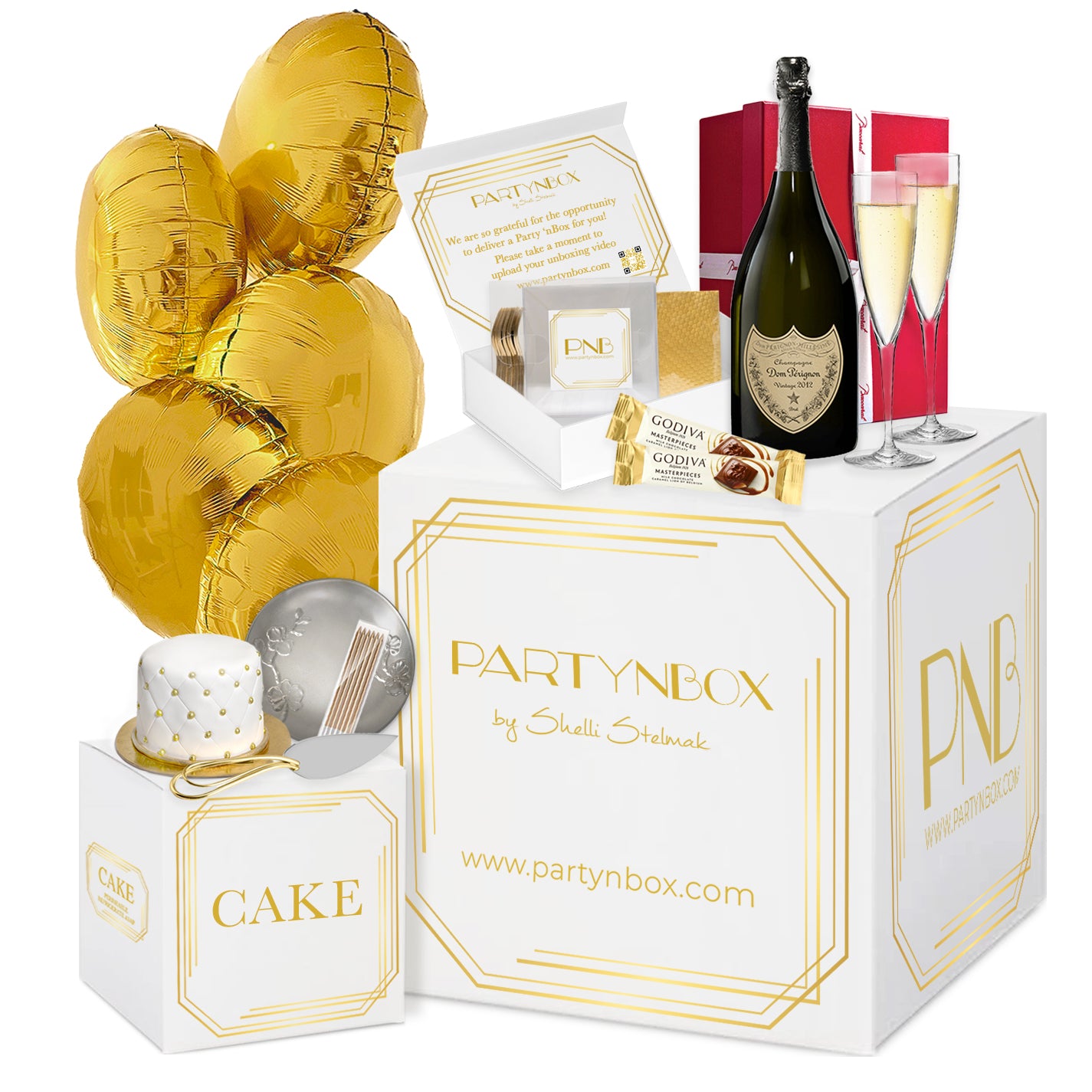Timeless Luxury Box with Dom Perignon & Baccarat Flute Set